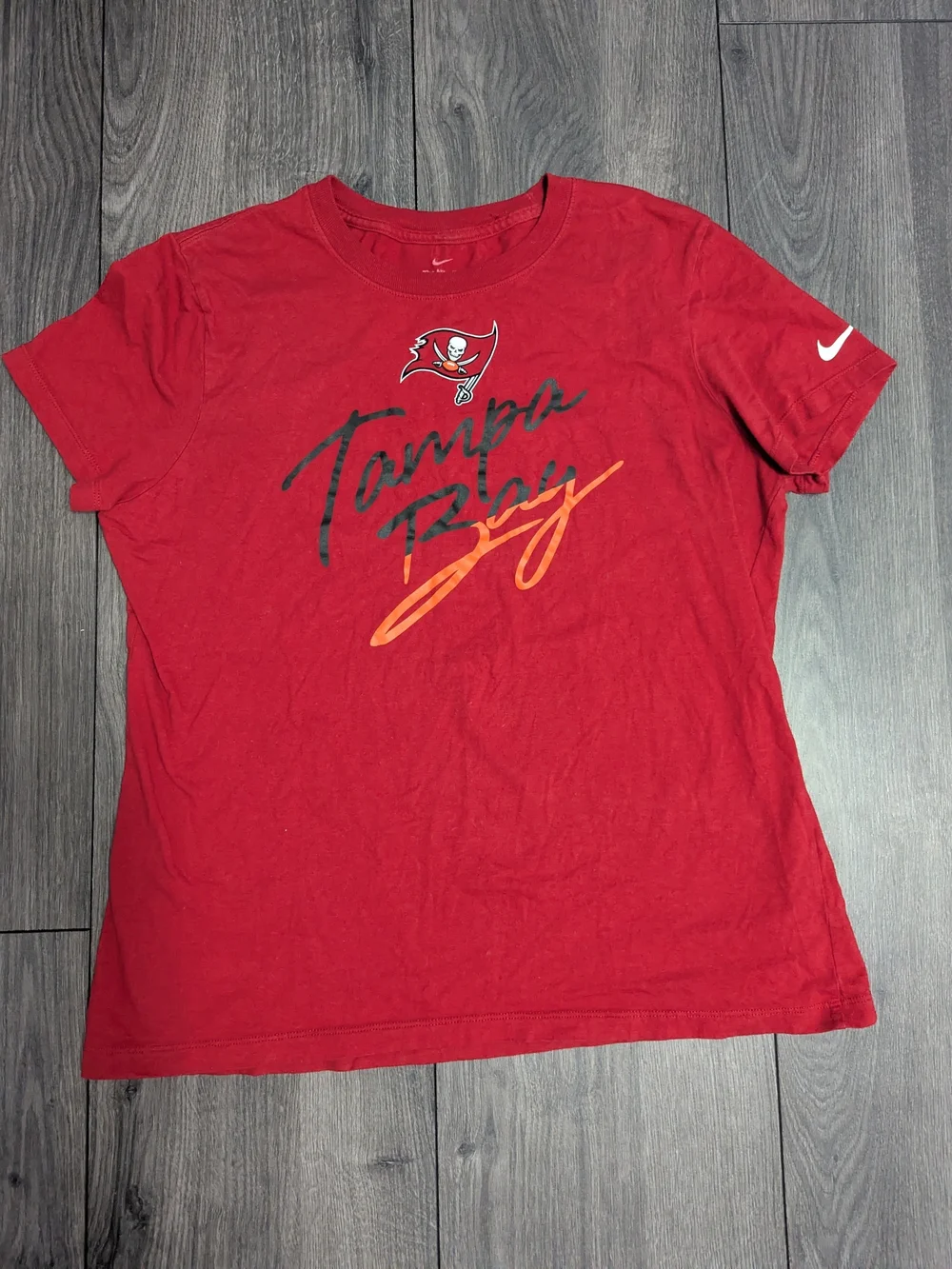 Nike Tampa Bay Pirates Football Red Graphic Tee